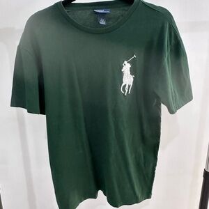 Ralph Lauren Men's Dark Green Short Sleeve Tee